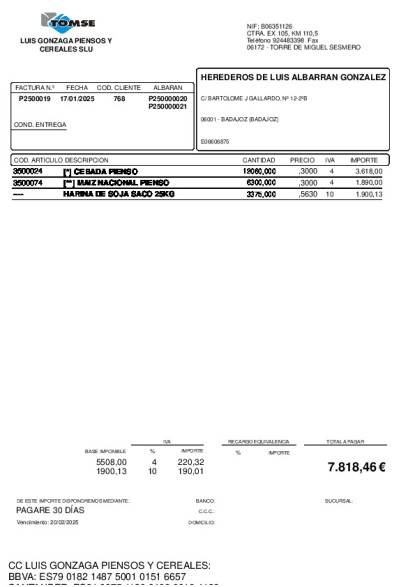 P25-0019-HEREDEROS DE LUIS ALBARRAN GONZALEZ