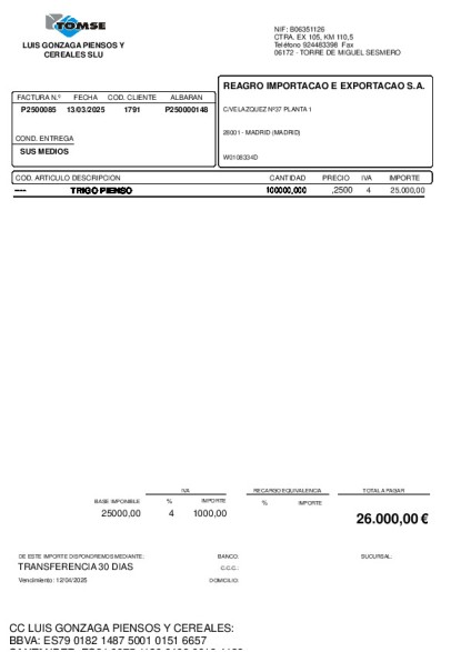 P25-0085-REAGRO IMPORTACAO E EXPOTACAO