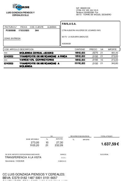 P25-0088-FAVILA, SA