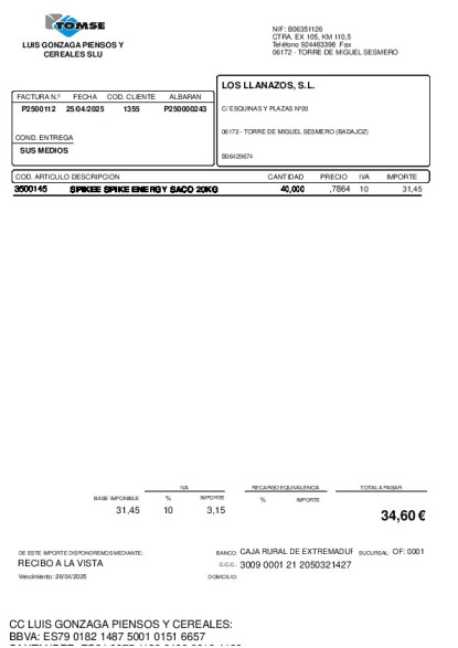 P25-000112-LOS LLANAZOS S.L.